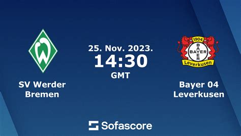 werder bremen v bayer leverkusen sofascore